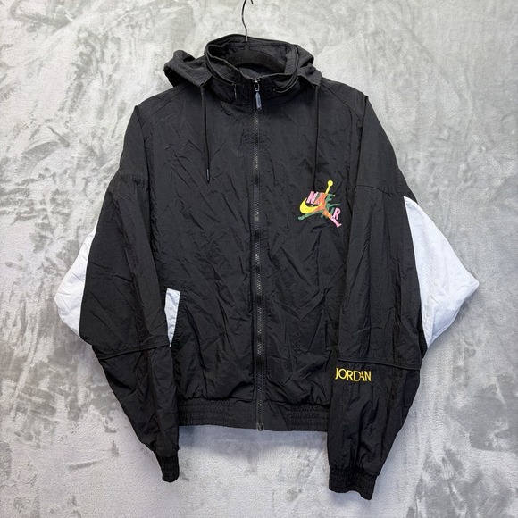 VINTAGE Rare 1990s NIKE AIR JORDAN  WINDBREAKER GRAIL JACKET Men's Size Medium - Picture 3 of 10
